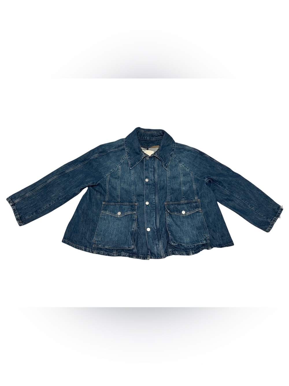 NWOT Anthropologie Pilcro Denim Swing Jacket Size 1X - Picture 8 of 11